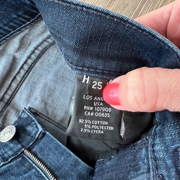 🆕 Hudson Krista Super Skinny Jeans / Size: 25 - Picture 9 of 12